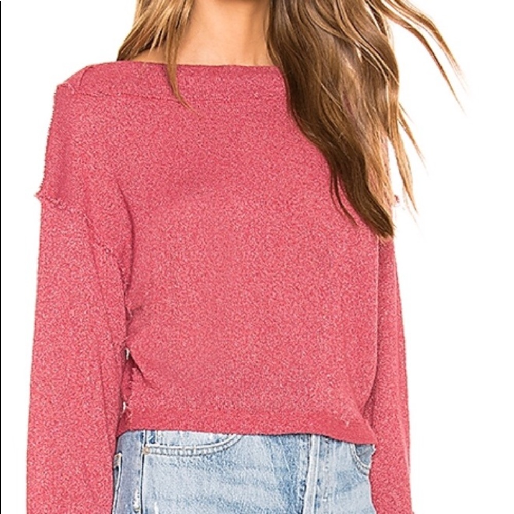 Free People Hacci off shoulder sweater